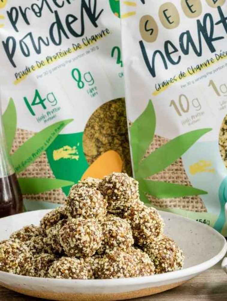 Hemp Apple Protein Bites